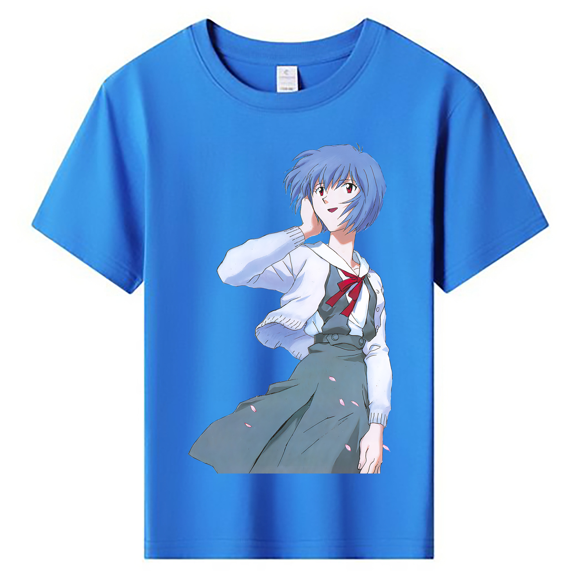 （画像用） EVA 新世紀エヴァンゲリオン 綿100％キッズTシャツ（フロントプリント）